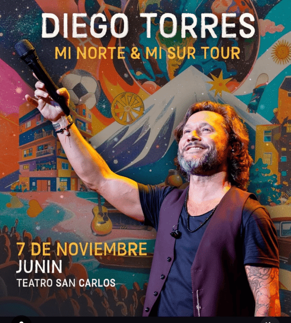 Flyer de Diego Torres